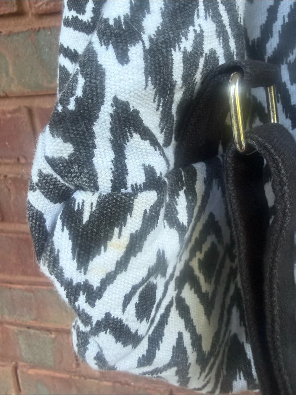 Vintage Delia’s fabric backpack bag tribal Aztec pockets school overnight bag